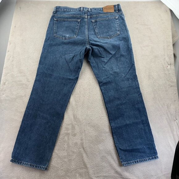 2 Arizona Mens Jeans Size 36X30 Authentic Original Blue Denim Straight Casual - Picture 16 of 16